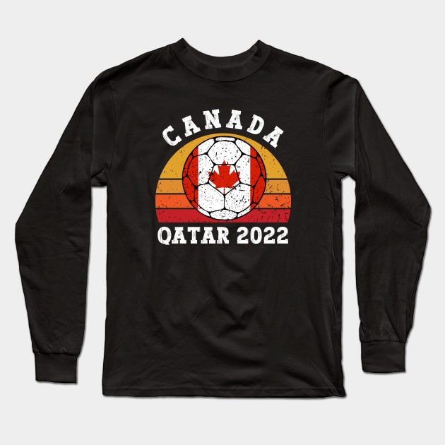 Canada Soccer Long Sleeve T-Shirt by footballomatic